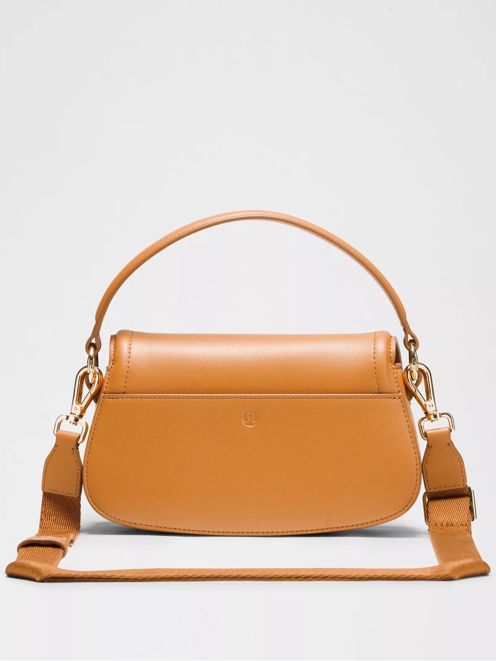 Lululemon Cactus Leather Mini Bag Beidge Crossbody Gold HW NWT w/ Pouch $148 tag - Picture 2 of 6